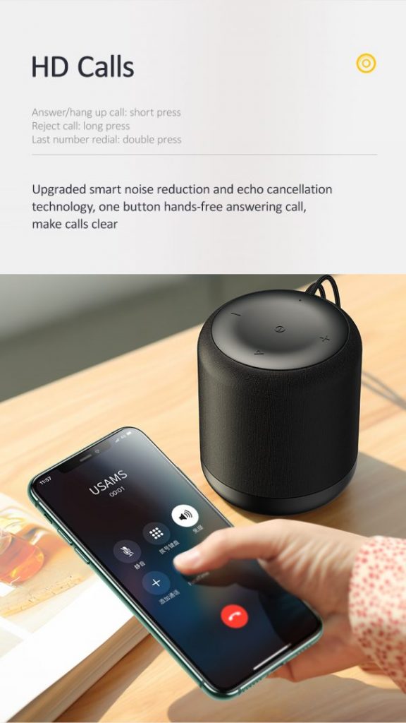 Mobile Outlet USAMS Wireless Bluetooth Speaker4