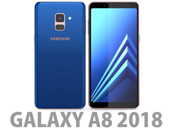 Mobile Outlet samsung galaxy a8 2018 blue 3d model max obj 3ds fbx c4d lwo lw lws
