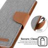 Samsung Galaxy S21 Plus Goospery Canvas Wallet Case Grey - Image 4