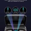A10S TWS Wireless Bluetooth 5.0 Earbuds Black - Image 10