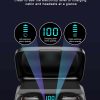 A10S TWS Wireless Bluetooth 5.0 Earbuds Black - Image 7