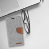 iPhone 12 Mini Goospery Canvas Wallet Case Grey - Image 3