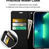 iPhone 13 Pro Max Goospery Canvas Wallet Case - Image 2