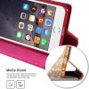 iPhone 6 Plus / iPhone 6S Plus Goospery Canvas Wallet Case Pink - Image 3