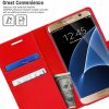 Samsung Galaxy S7 Edge Goospery Leather Wallet Case Red - Image 2