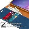 Samsung Galaxy S10e Goospery Canvas Wallet Case Blue - Image 5