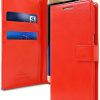 Samsung Galaxy S7 Edge Goospery Leather Wallet Case Red