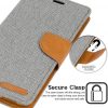iPhone 11 Pro Goospery Canvas Wallet Case Grey - Image 6