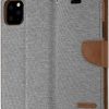 iPhone 11 Pro Max Goospery Canvas Wallet Case Grey - Image 6