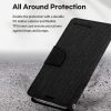 iPhone 13 Pro Max Goospery Canvas Wallet Case - Image 3