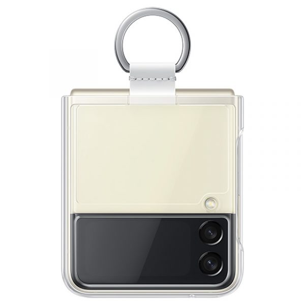 Mobile Outlet Genuine Samsung Galaxy Z Flip3 5G Clear Cover Ring EF QF711 Transparent 8806092641075 20082021 01 p