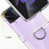 Samsung Galaxy Z Flip3 5G Clear Protection Case with Ring - Image 6