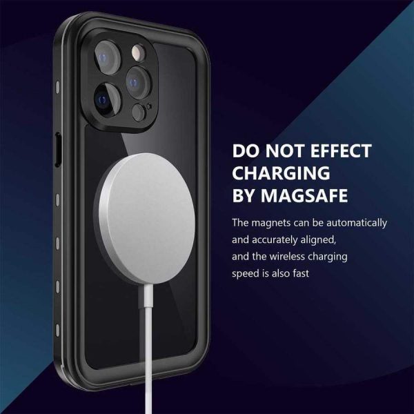 Mobile Outlet RedPepper Shockproof Waterproof iPhone 13 Pro Case Black