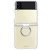 Samsung Galaxy Z Flip3 5G Clear Protection Case with Ring - Image 2