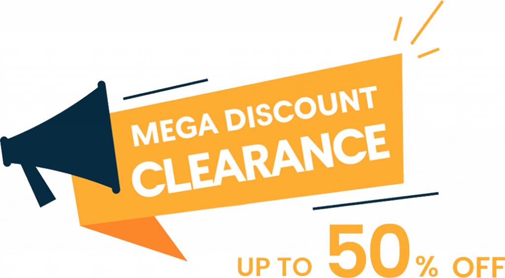 Mega Clearance 2 Mobile Outlet banner content 1