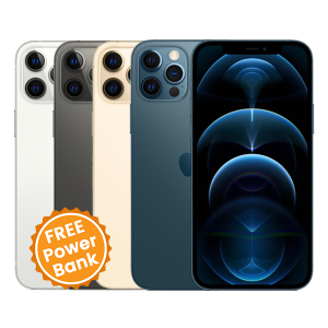 iPhone 12 Pro Max 128GB Refurbished Excellent Grade Free Power bank